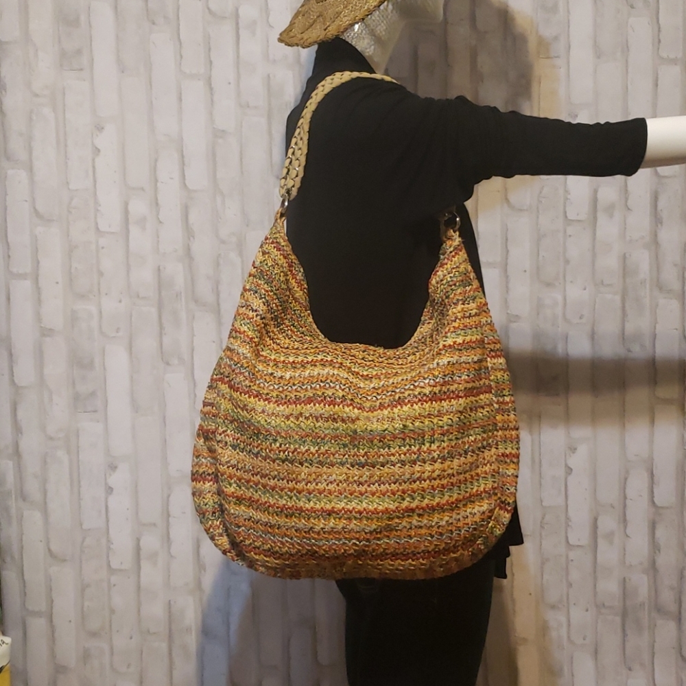 Call It Spring Color Knit Bag